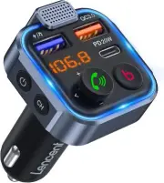 Car FM Transmitter, Wireless Bluetooth 5.3 Radio Adapter Car Kit, PD3.0 Free Shi