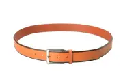 Belt Cavalli Class Men's Brown Belt 100% Leather Buckle Decorated