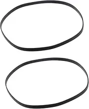 MOLUCKFU 2pcs Flexible Rubber Phonograph Belt for Vinyl Record Player Durable Replacement for Turntables Restores Rotating Pace Reduces Noise