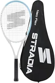 STRADIA Tennis Racquet & Tennis Racquet Bag- Available from Size 21 Inch to 27 Inch, Strong String Pattern, Provides Long Lasting Play and Durability.
