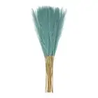 20pcs Dried Faux Pampas Grass 21" Artificial Pampas Grass Green Blue