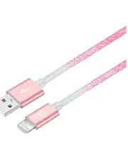 LAX Gadgets Apple Mfi Certified 10Ft Glitter Pastel Lightning Cable