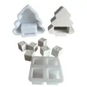 Sturdy Silicone Christmas Tree Countdown Decoration Mold for DIY Resin Projects