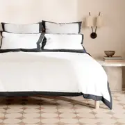 Sheridan Junctions Quilt Cover Set in Smoke Size: Super King Cotton