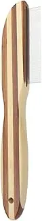 Stainless Steel Anti-Dandruff Comb, Fine Tooth Comb, Wooden Handle, Flea And Lice Comb, Pet Comb, Cat Comb, Bea Multifunctional Brush