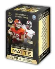 2021 Wild Card MATTE Football Black Mega Box
