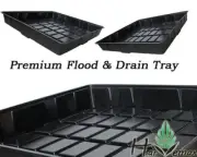 Flood DrainTray 1203x1203X150mm For Hydroponics Aquaponic EBB System Grow Bed4mm
