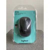 在飛比找蝦皮購物優惠-（全新）Logitech 無線滑鼠 M186 - 灰