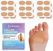 Corn Cushions, Adhesive Callus Cushion Protectors, Corn Pads for Feet, Toes, Heel | Toe Callus Foot Cushion Pads against Shoe Pressure and Friction - 10 Sheets (60 Pieces Total)