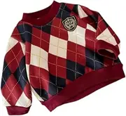 [kokiya] Toddler Sweater Lightweight Winter Pullover for Young Children