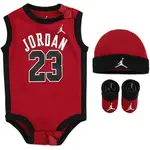 新生兒連身衣男童無袖球衣 23 碼 JUMPMAN 球衣 0-24M