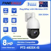 Hikvision Compatible 4K 8MP 25X PTZ Camera 2Way Audio Auto Tracking IR POE Dome