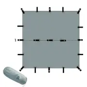NNEOBA Ultralight Silicone Coated Nylon Camping Tent (Grey)