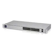 Ubiquiti UniFi Fanless 24 Port Managed Gigabit Switch with 2 SFP Touch Display