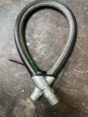 1/2" x 48" 2-Wire 5,000 PSI Hydraulic Hose Assemble with 2- Male Pipe Ends