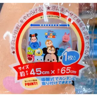 ✨TWO MINI✨ 《預購》日本連線 迪士尼 奇奇蒂蒂 玩具總動員 三眼怪 TSUMTSUM 車用 吸盤式 遮陽簾