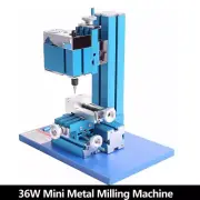 Mini Metal Lathe Milling Machine Motorized Metalworking Benchtop Woodworking
