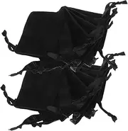 GREENADSCAPE 10pcs Soft Velvet Drawstring Pouches for Jewelry Accessories Storage Elegant Small Bags for Phones Travel Daily Use Stylish and Lightweight Design