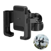 "Baseus Phone Holder 5.7""-7.2"" Adjustable Phone Clip Stand Shockproof Portable Bike Holder Phone Bracket for Motorcycle B"