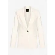 Nora Stripe Linen Blazer