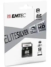 Emtec SD 8GB Class 4 Silver 25MB/s Memory Card