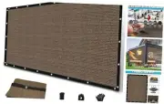 90% Sun Shade Cloth with Grommets, 8' x 10' Pergola 0 8 x 1 0 FT Mocha