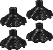DOITOOL 12 Pcs Chair Foot Cover Leg Anti Sink Chair Feet Outdoor Step Mats Home Table Feet Pads No Slide Furniture Pads Chair Foot Mats Furniture Sliders Patio Rubber Feet Plastic Camping