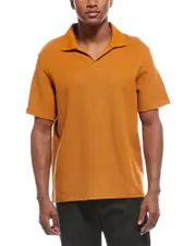 FRAME Denim Jacquard Polo Shirt