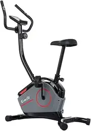 [Everfit] Exercise Bike, Magnetic Spin Bikes Trainer Stationary Flywheel Home Gym Fitness Cardio Indoor Cycling, with Wireless Pulse Receiver and Digital Monitor Display Grey