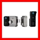 Tuya Smart Lock Waterproof Wifi Fingerprint Double Rim APP Card Digital Code
