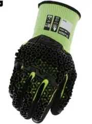 Mechanix Wear D30 Worlds Most Advanced Impact Resistance HI-VIZ Thinnest LARGE!