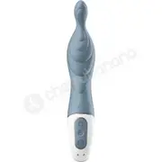 Satisfyer A-mazing 2 Grey Silicone Ribbed A-Spot Stimulation Vibrator