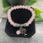 Handmade Beaded Stackable 6.5” Plus Stretch Bracelet New Tree Of Life A1673