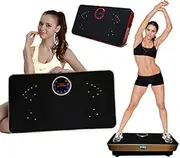 FITPAL PATENTED MUSIC XL FITNESS VIBRATION MACHINE GOLD FITNESS GYM (Metallic Red)