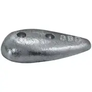 Anode Zinc Block Teardrop Bolt On345 X130 x 75mm