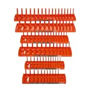 Hansen Global Socket Tray Six Pack, Orange Tool Storage Rack New Free Shipping