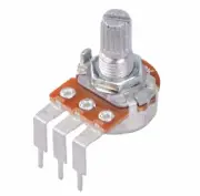 220K Logarithmic 16mm Right Angle Splined Potentiometer