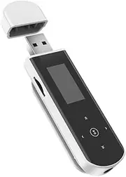 Peakloong X69 USB Bluetooth Sport Clip Mini Pedometer Support FM Recorder E-Book (32G TF Card)