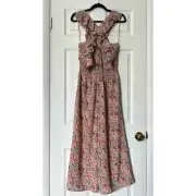 Rebecca Taylor Ruffle Strap 'Margo' Floral Jumpsuit - Size 10 - NWT