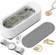 [kjcbkcb] Ultrasonic Cleaner, 300ML Mini Ultrasonic Cleaning Machine Professional Jewelry Cleaner Portable Glasses Jewelry Cleaner Ultrasonic Machine for Cleaning Jewelry Eyeglasses Watches Shaver Heads