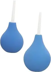 KAILIKETIY 2Pcs Ear Cleaning Bulb Comfortable Portable Ear Wash Squeeze Balls for Safe and Ear Wax Removal for Personal and Salon Use