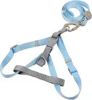 Toddmomy Dog Harness Leash Set Multi Lightweight D-Ring Easy to Adjust for Puppies Small Dogs