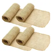 6Rolls Natural Burlap Tree Wrap, Burlap Fabric Tree Trunk Protector for3982