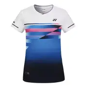 YONEX 24S/S Women's Badminton T-Shirts Sportswear Top Tee White NWT 241TS024F