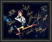Bruce Springsteen & E Street Band - A4 SIGNED AUTOGRAPHED PHOTO POSTER