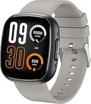 [Geelouxian] Advanced Health & Fitness Smartwatch,1.72'' HD Touchscreen,Men's Smartwatch,100+ Exercise Modes,24/7 Heart Rate,Blood Oxygen,Stress,Sleep Tracking,Waterproof Fitness Tracker (Gray)