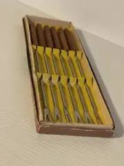 Vintage Mid Century Fondue Fork Set in Original Box