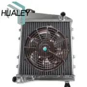 Aluminum Radiator+Fan For 1967-1991 AUSTIN / ROVER MINI COOPER / MORRIS MT