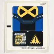 LEGO STICKER SHEET 76022 X-Men vs. The Sentinel Marvel Decals Stickers