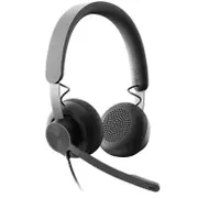 Logitech Zone Wired Stereo USB Headset ANC UC Headphones Microphone